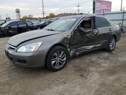 Salvage cars for sale at auction: 2007 Honda Accord EX