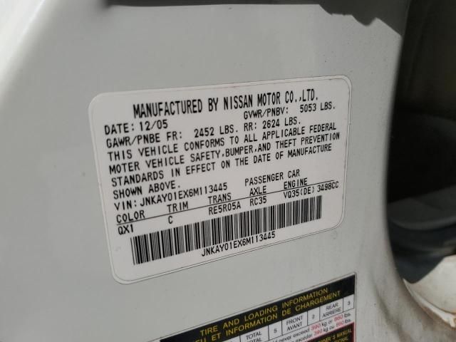 2006 Infiniti M35 Base