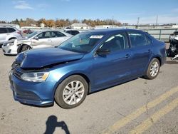 Salvage cars for sale at Pennsburg, PA auction: 2015 Volkswagen Jetta SE