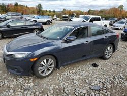 Salvage cars for sale at Candia, NH auction: 2016 Honda Civic Touring