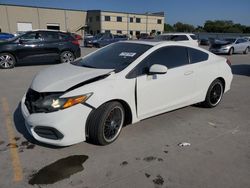 Honda salvage cars for sale: 2015 Honda Civic EX