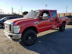 Salvage cars for sale at Wilmington, CA auction: 2008 Ford F250 Super Duty