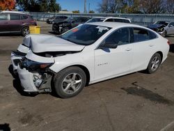 Salvage cars for sale at Moraine, OH auction: 2018 Chevrolet Malibu LS