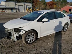 Salvage cars for sale at Mendon, MA auction: 2021 Toyota Corolla LE