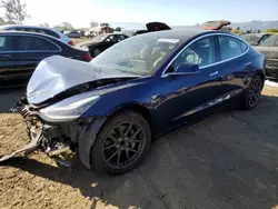 Salvage cars for sale from Copart San Martin, CA: 2018 Tesla Model 3