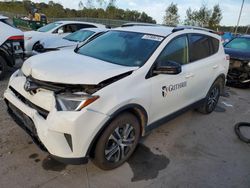 Salvage cars for sale at Duryea, PA auction: 2016 Toyota Rav4 LE