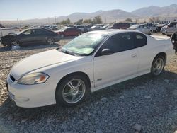 Chevrolet Montecarlo salvage cars for sale: 2007 Chevrolet Monte Carlo SS