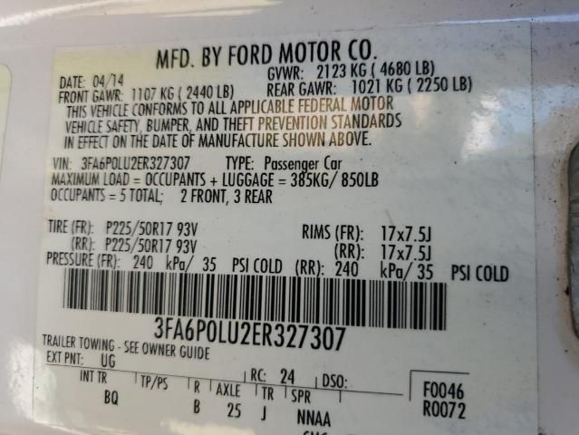 2014 Ford Fusion SE Hybrid