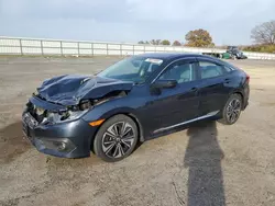 Salvage cars for sale at Mcfarland, WI auction: 2016 Honda Civic EXL