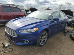 Salvage cars for sale at Elgin, IL auction: 2016 Ford Fusion Titanium