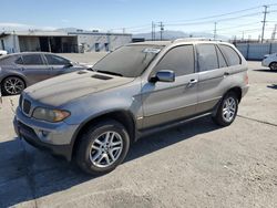 Salvage SUVs for sale at auction: 2005 BMW X5 3.0I