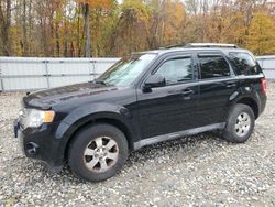 Salvage cars for sale at West Warren, MA auction: 2010 Ford Escape Limited