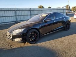 Salvage cars for sale at Martinez, CA auction: 2013 Tesla Model S