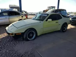 Salvage cars for sale at Phoenix, AZ auction: 1983 Porsche 944