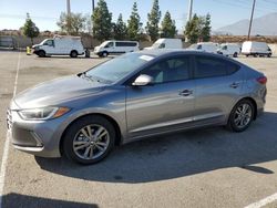 Salvage cars for sale at Rancho Cucamonga, CA auction: 2018 Hyundai Elantra SEL