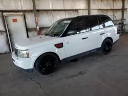 Salvage cars for sale at Phoenix, AZ auction: 2007 Land Rover Range Rover Sport HSE