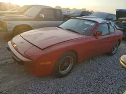 Salvage cars for sale at Grand Prairie, TX auction: 1985 Porsche 944