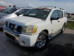 Flood-damaged cars for sale at auction: 2005 Nissan Armada SE