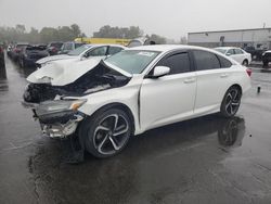 Salvage cars for sale at New Britain, CT auction: 2019 Honda Accord Sport