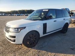 Salvage cars for sale at Assonet, MA auction: 2017 Land Rover Range Rover HSE