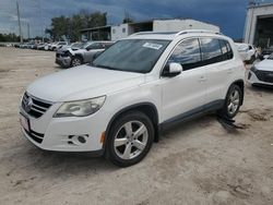 Salvage cars for sale at Riverview, FL auction: 2010 Volkswagen Tiguan S