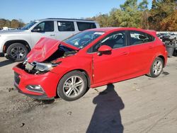 2017 Chevrolet Cruze LT en venta en Ellwood City, PA