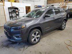 Salvage cars for sale at Ham Lake, MN auction: 2020 Jeep Cherokee Limited