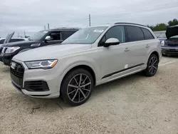 Salvage cars for sale at Arcadia, FL auction: 2021 Audi Q7 Premium Plus