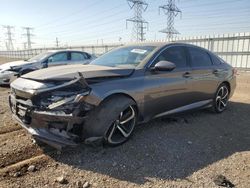 Salvage cars for sale from Copart Elgin, IL: 2018 Honda Accord Sport