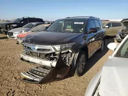 Salvage cars for sale at Brighton, CO auction: 2011 Toyota Highlander Hybrid Limited