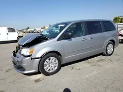 Salvage cars for sale at Bakersfield, CA auction: 2017 Dodge Grand Caravan SE