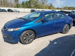 Salvage cars for sale at Leroy, NY auction: 2014 Honda Civic EX