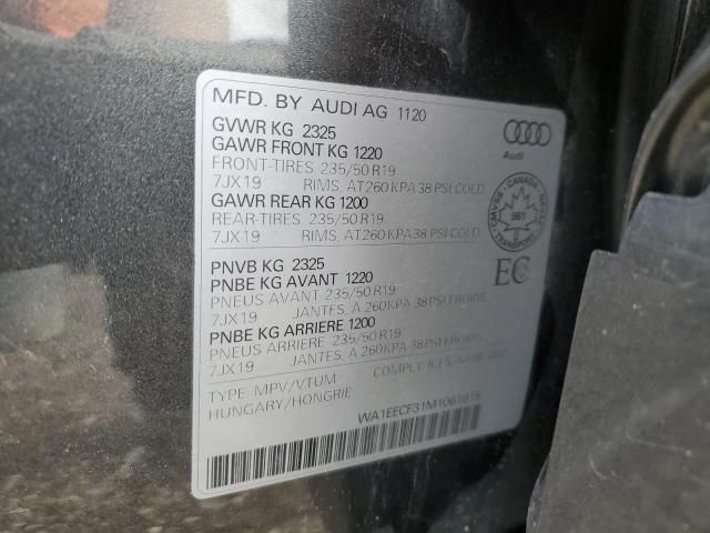 2021 Audi Q3 Premium Plus S Line 45