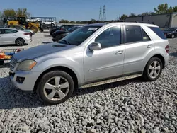 Mercedes-Benz salvage cars for sale: 2009 Mercedes-Benz ML 350