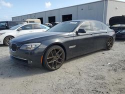 Salvage cars for sale at Jacksonville, FL auction: 2012 BMW 740 LI