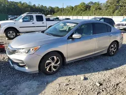 Salvage cars for sale at Ellenwood, GA auction: 2016 Honda Accord LX