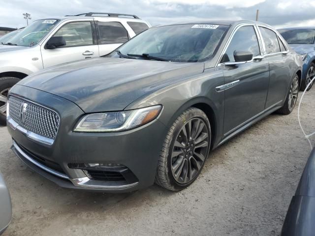 2017 Lincoln Continental Select