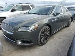 Carros dañados por inundaciones a la venta en subasta: 2017 Lincoln Continental Select