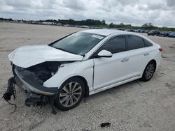 Salvage cars for sale from Copart West Palm Beach, FL: 2015 Hyundai Sonata Sport