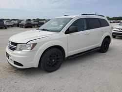 Salvage cars for sale at San Antonio, TX auction: 2018 Dodge Journey SE