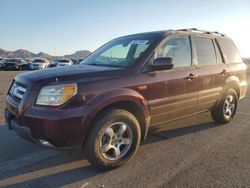 Salvage cars for sale at North Las Vegas, NV auction: 2007 Honda Pilot EXL