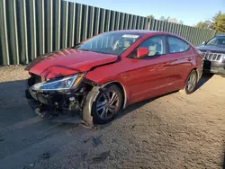 Salvage cars for sale at Finksburg, MD auction: 2020 Hyundai Elantra SEL