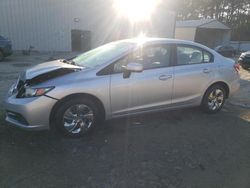 Salvage cars for sale at Seaford, DE auction: 2015 Honda Civic LX