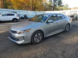 Salvage cars for sale at Center Rutland, VT auction: 2017 KIA Optima Hybrid