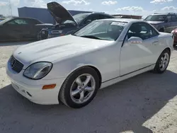 Salvage cars for sale at Arcadia, FL auction: 2001 Mercedes-Benz SLK 320