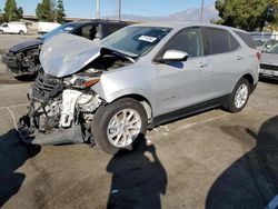 Salvage cars for sale at Rancho Cucamonga, CA auction: 2021 Chevrolet Equinox LT