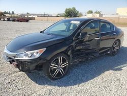 Salvage cars for sale at Mentone, CA auction: 2017 Honda Accord Sport