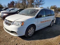 Salvage cars for sale at Baltimore, MD auction: 2018 Dodge Grand Caravan SE