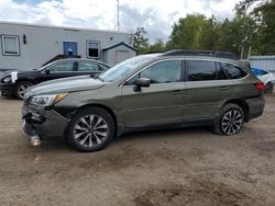 Salvage cars for sale from Copart Lyman, ME: 2016 Subaru Outback 2.5I Limited