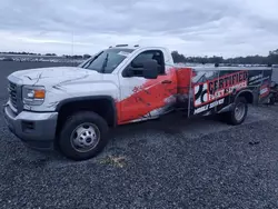 Salvage trucks for sale at Riverview, FL auction: 2019 GMC Sierra C3500